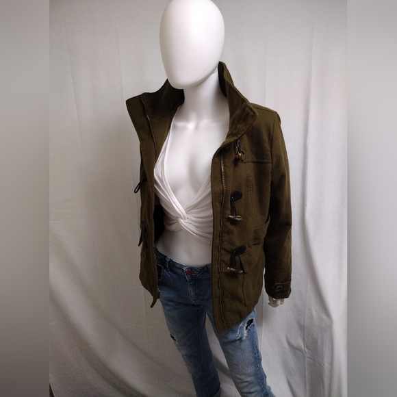 Large Army Green Celebrity Pink Jacket - Picture 7 of 16